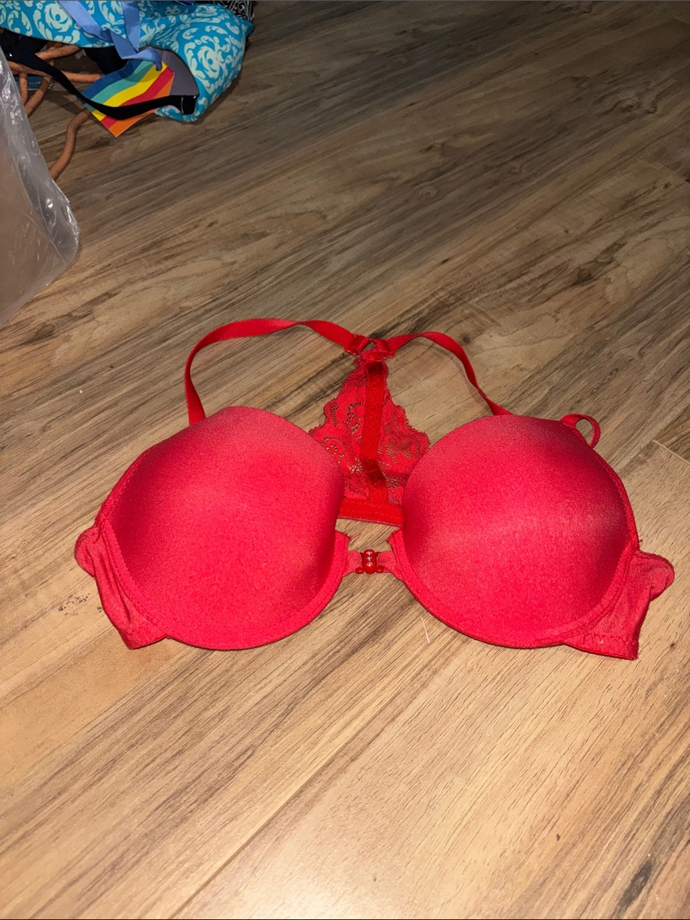 Red clip front  Bra - Women Intimates